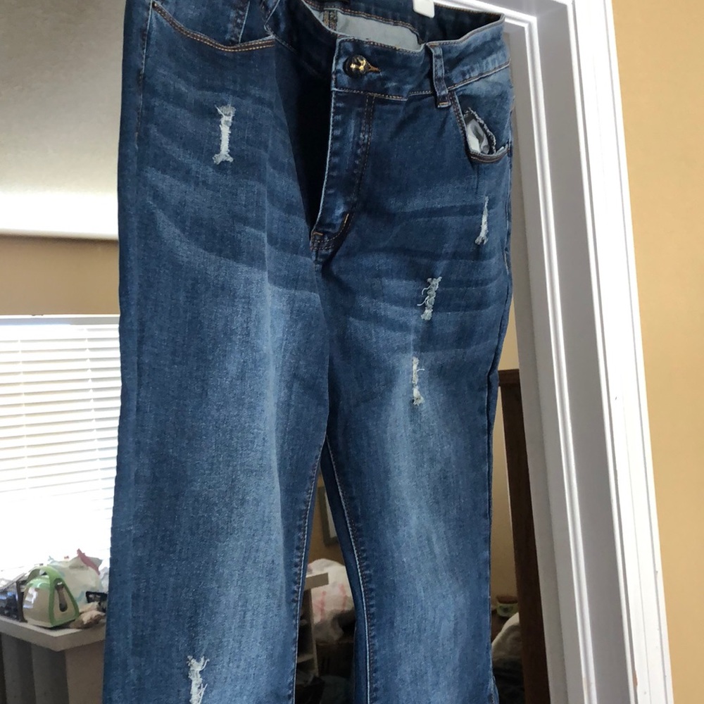 Size 16 brand new L & B mid rise flare jeans.